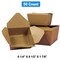 Earth Kraft Take-Out Boxes 6 1/4" x 8 1/2" x 1 7/8" Sustainable Packaging